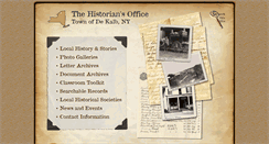 Desktop Screenshot of dekalbnyhistorian.org